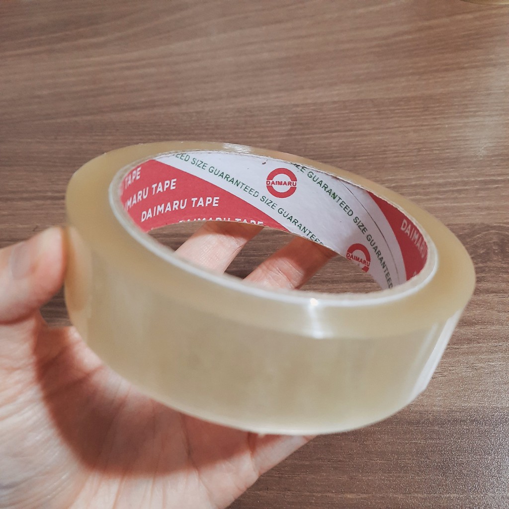 

Lakban Isolasi Daimaru Bening 1" & 1/2" Inch 24mm 72 Yard