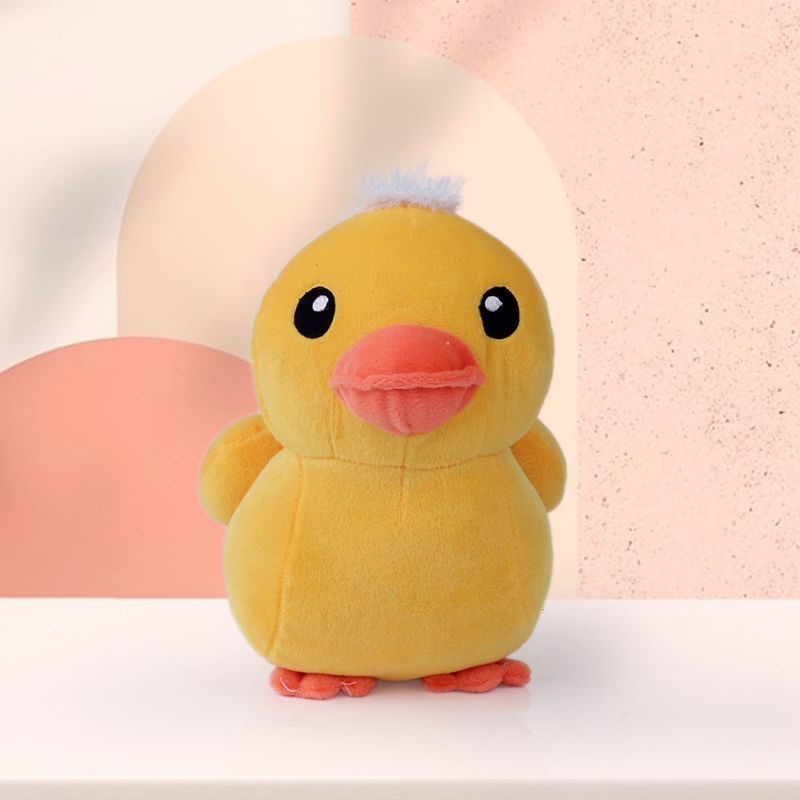 Boneka Bebek Kuning Berlabel SNI Tinggi 28 cm Lebar 31 cm Bahan Premium | Boneka Cantik Lucu Lembut Ditangan Bahan Velboa Berkualitas