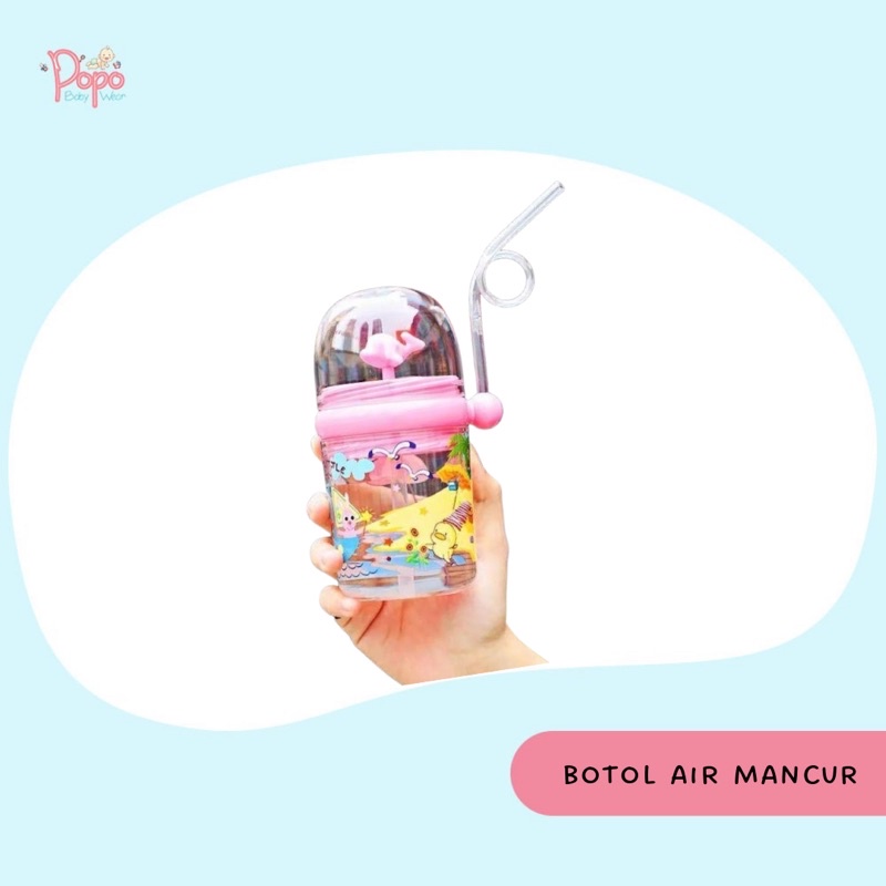 Botol Air Minum Air Mancur Anak (BPA FREE/ FREE BUBBLEWRAP)