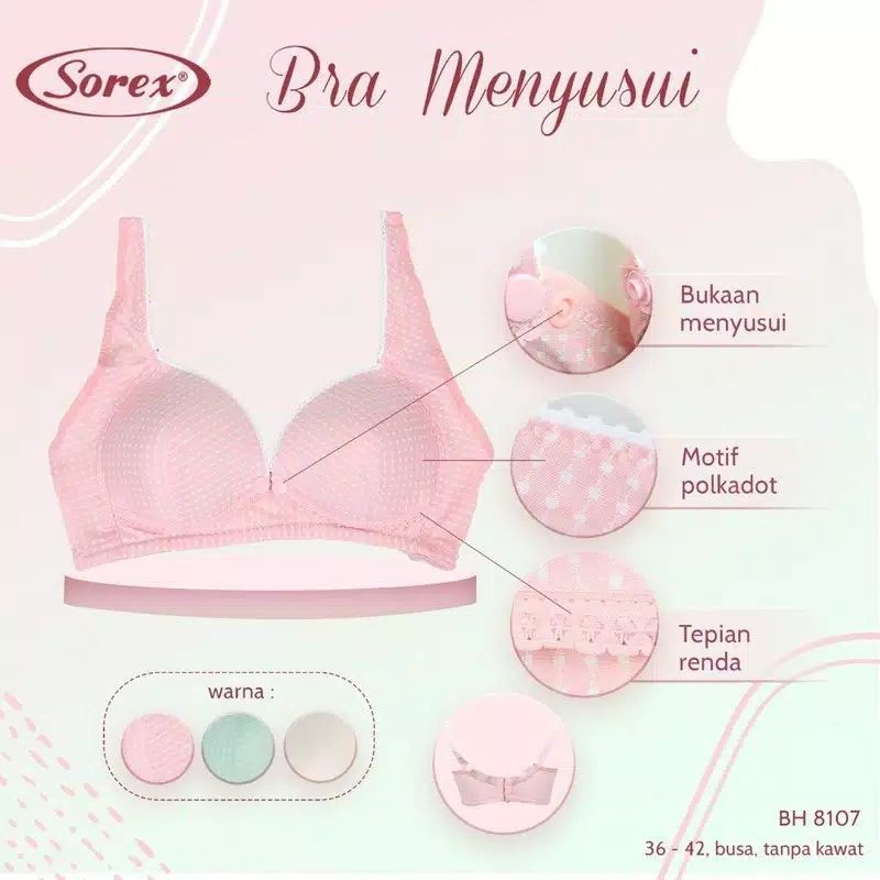 Sorex Bra Menyusui 8107 Nursing Bra