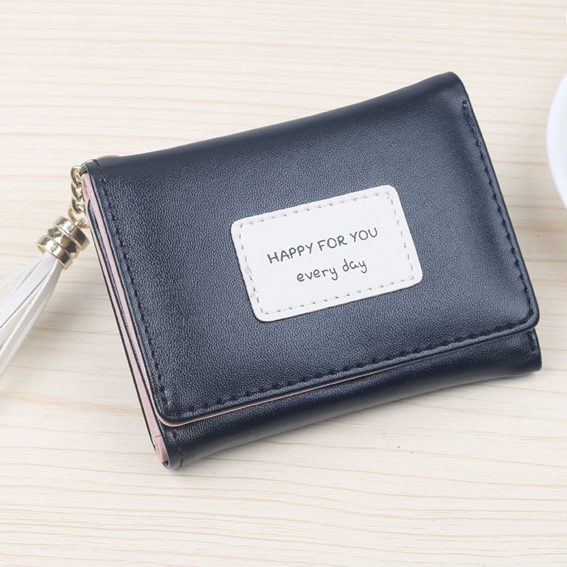 (27AN.ID)COD Dompet Wanita L1004 / L1003 dompet import dompet Lipat dompet koin Kecil Lucu C11-6