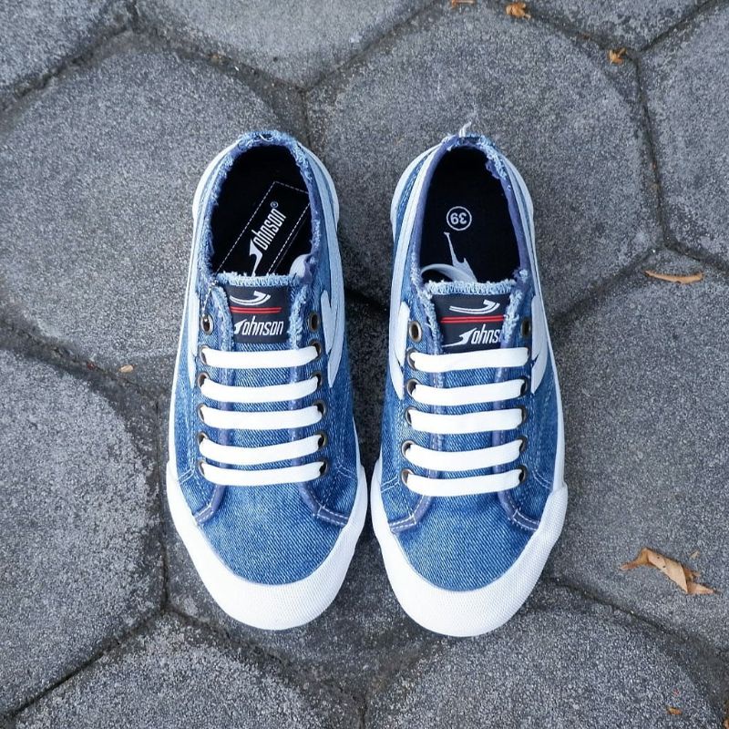 Sepatu Casual Johnson Galaxy Pro Denim Low Original Sneakers
