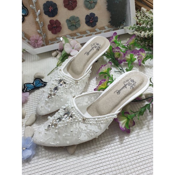 rafaizoutfit sepatu wanita angela putih 5cm runcing