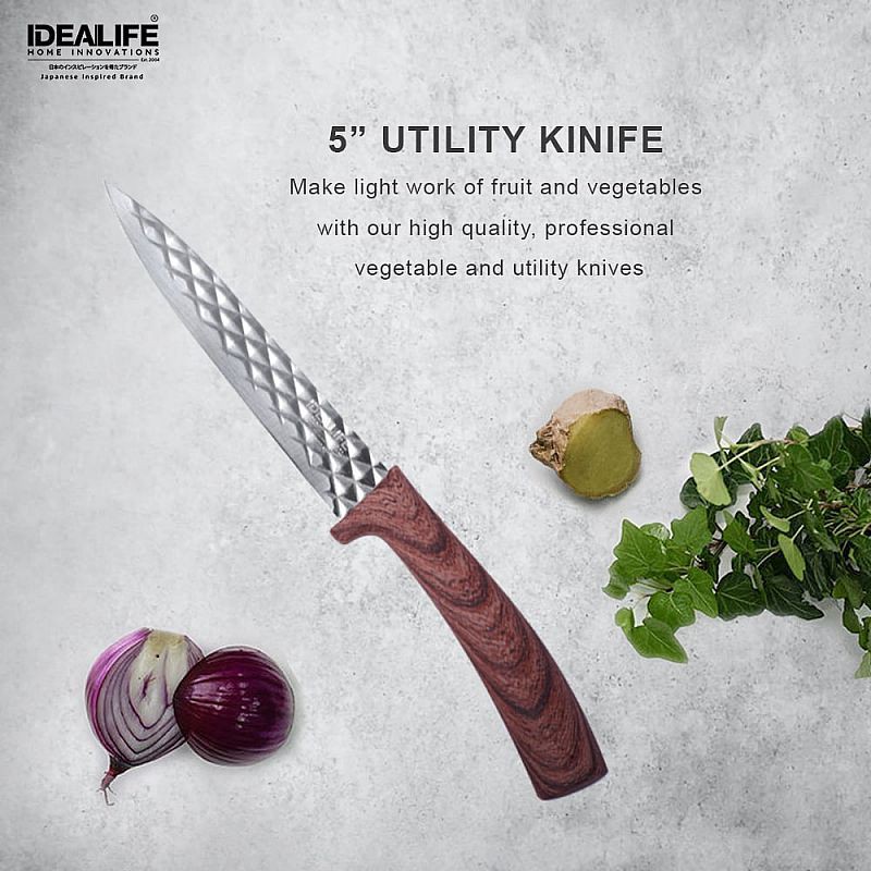 IDEALIFE - Professional Knife Set - Perlengkapan Pisau Dapur - IL-163