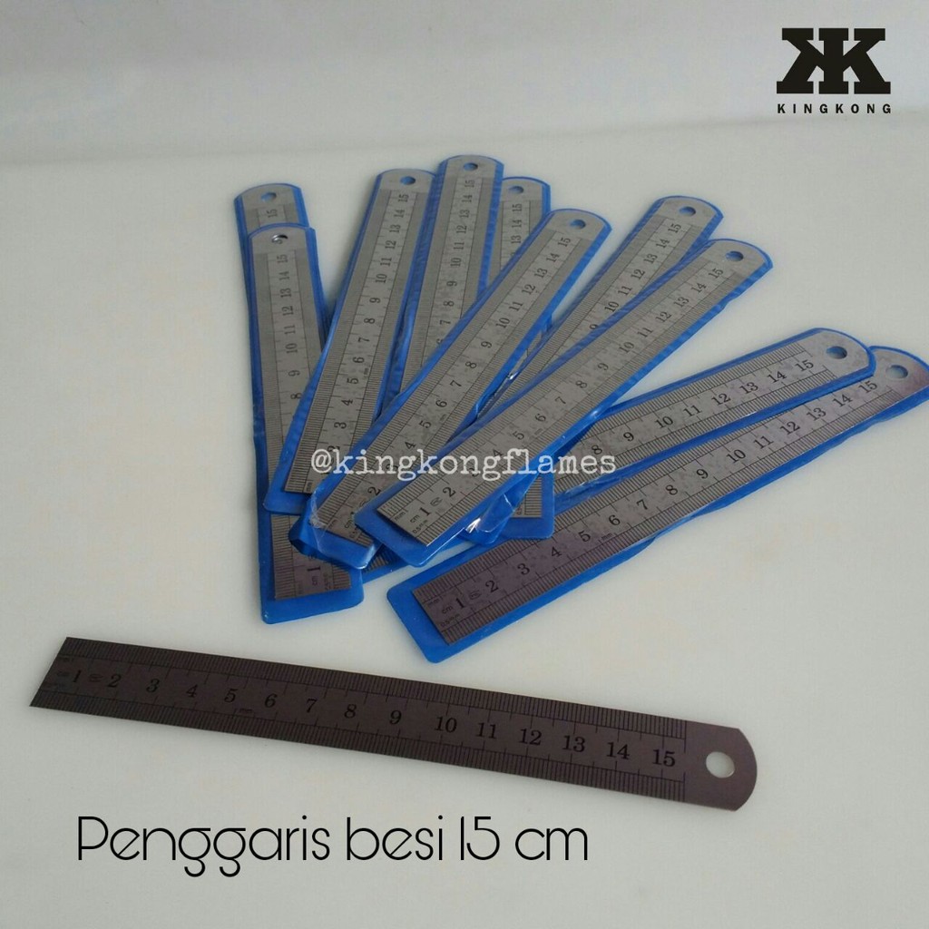 Penggaris Besi 15cm