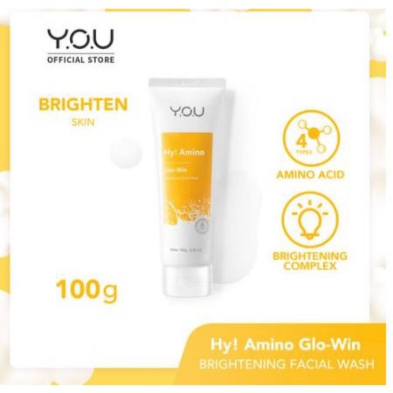 YOU Hy! Amino Facial Wash 100g