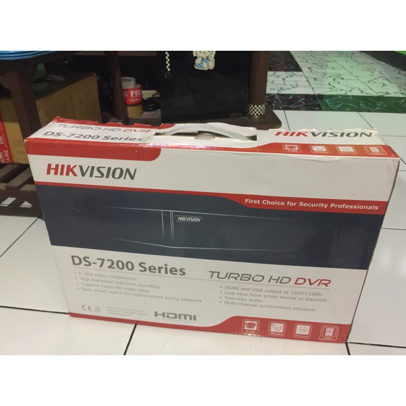 DVR Cctv Hikvision 4chanel DS-7200 Series