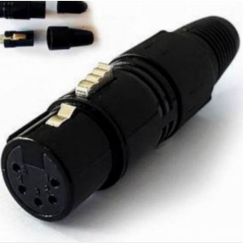 Jack XLR 5 pin Female Lidge