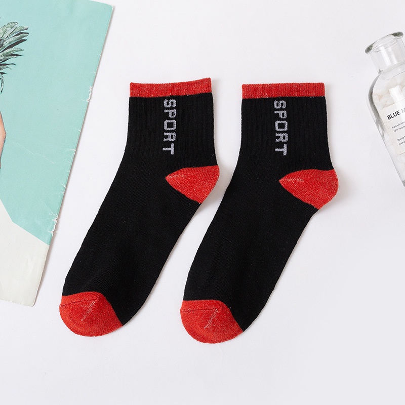 ✅COD [BBS] Kaki Motif Sport Kaoskaki Fashion Korea Unisex Sock Import