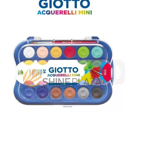 

Laris✉ Giotto Acquerelli Mini Watercolor 24 Warna - Cat Air Giotto Mini 24 【tänkss,,】