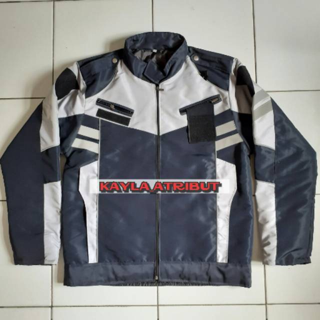 Jaket dishub bahan Taslan
