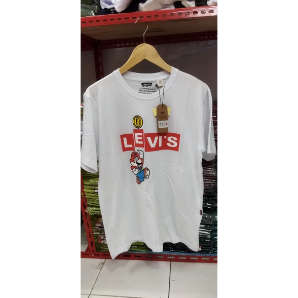 Levis mario bros/T-shirt/Kaos/Terlaris