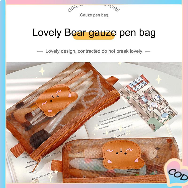 

COD❤️Tas pena jala beruang lucu tas penyimpanan alat tulis siswa berkapasitas besar-A.one