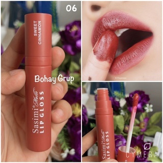 (BISA PILIH WARNA) 𝗦𝗔𝗦𝗜𝗠𝗜 𝗠𝗔𝗧𝗧𝗘 𝗟𝗜𝗣𝗚𝗟𝗢𝗦𝗦 // SASIMI MATTE LIPCREAM / LIPSTICK SASIMI NUDES SOFT MOISTURIZED