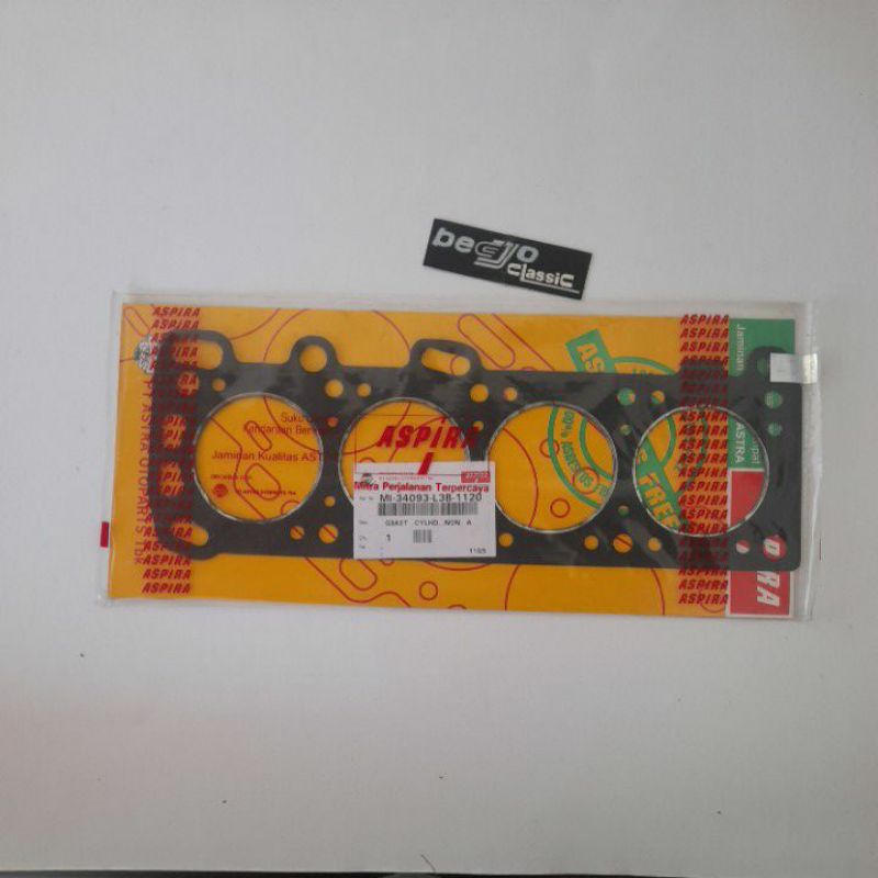 paking perpak gasket cylinder silinder head kop deksel MITSUBISHI L300 L 300 DELUXE BENSIN 4 G 32 1,