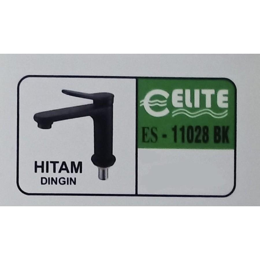 Keran Wastafel (Dingin Saja) Elite ES-11028BK