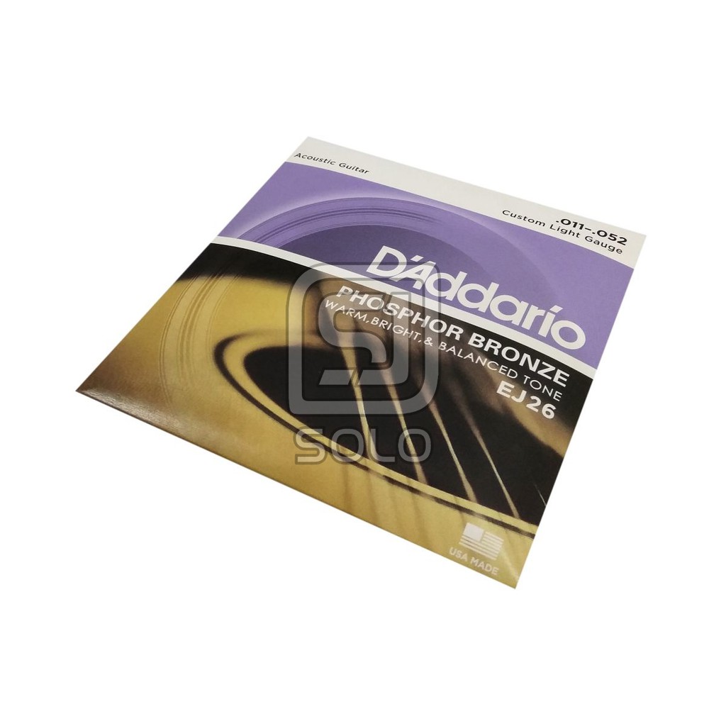 Senar Gitar Akustik D'addario EJ26 EJ-26 Original .011 - .052