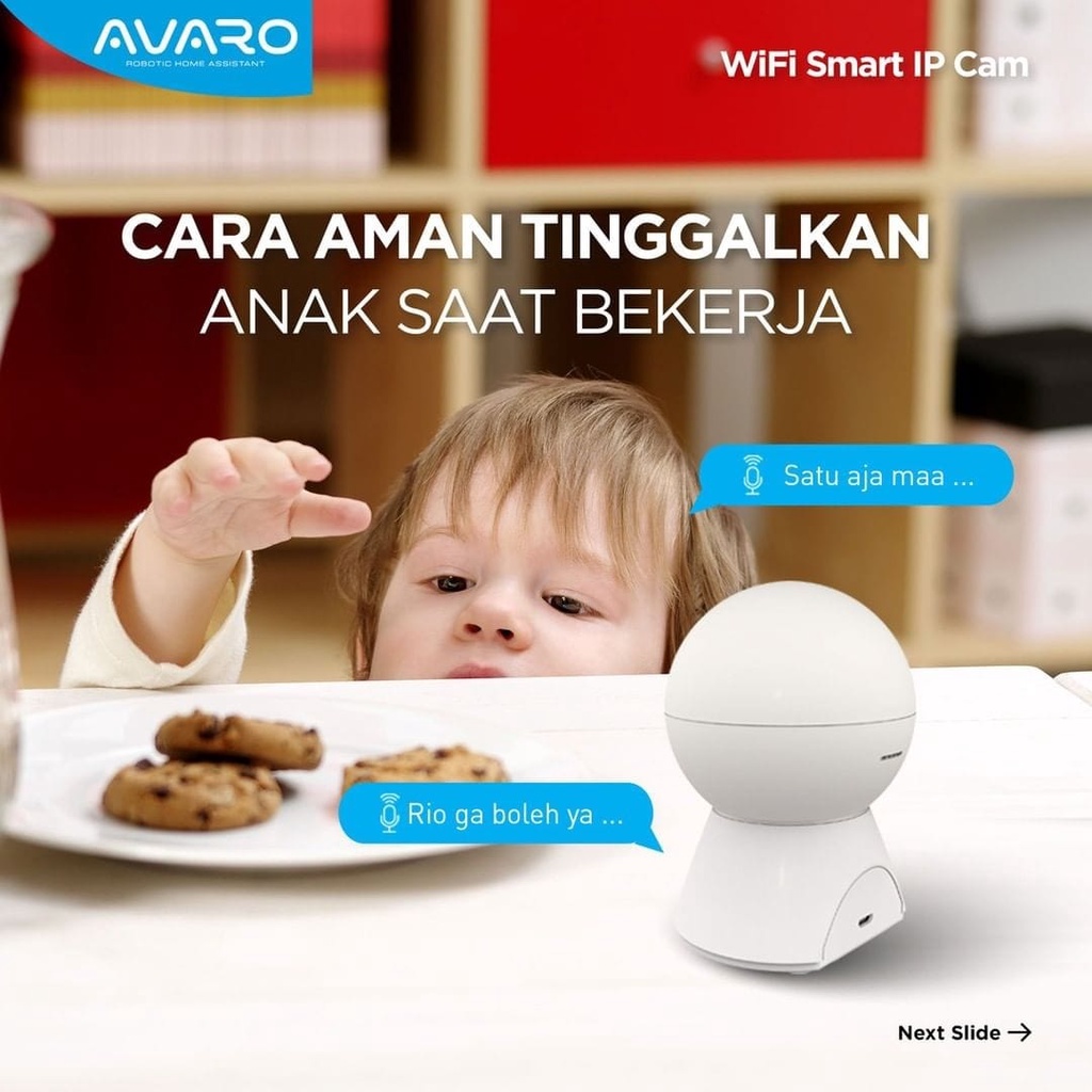 AVARO Smart Indoor PTZ IP Camera CCTV WiFi CT-01