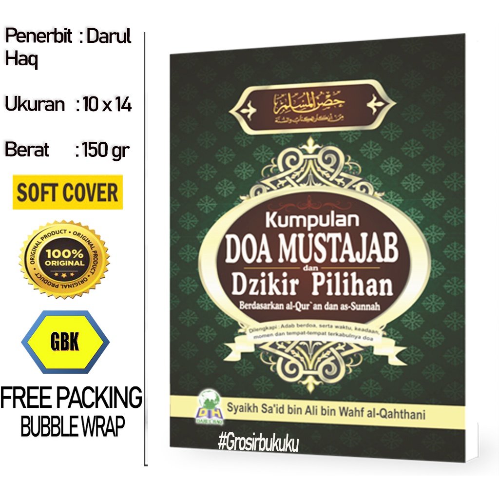 Buku Saku Kumpulan Doa Mustajab &amp; Dzikir Pilihan - Darul Haq