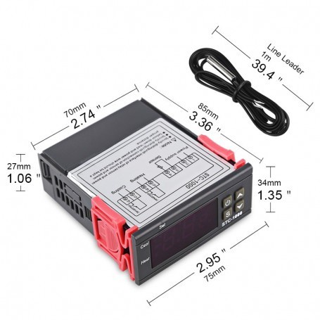 Termostat Digital STC-1000 Thermostat Mesin Tetas Telur Full Otomatis Penetas Telur Otomatis