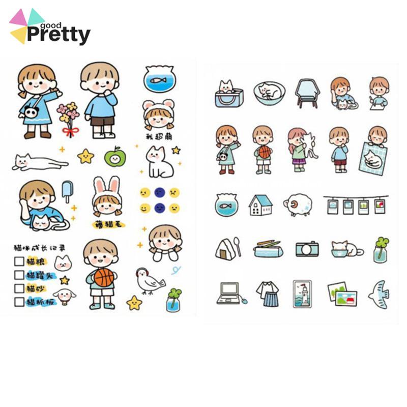 Stiker Motif Emoji Untuk Dekorasi Handphone / Diary DIY - PD