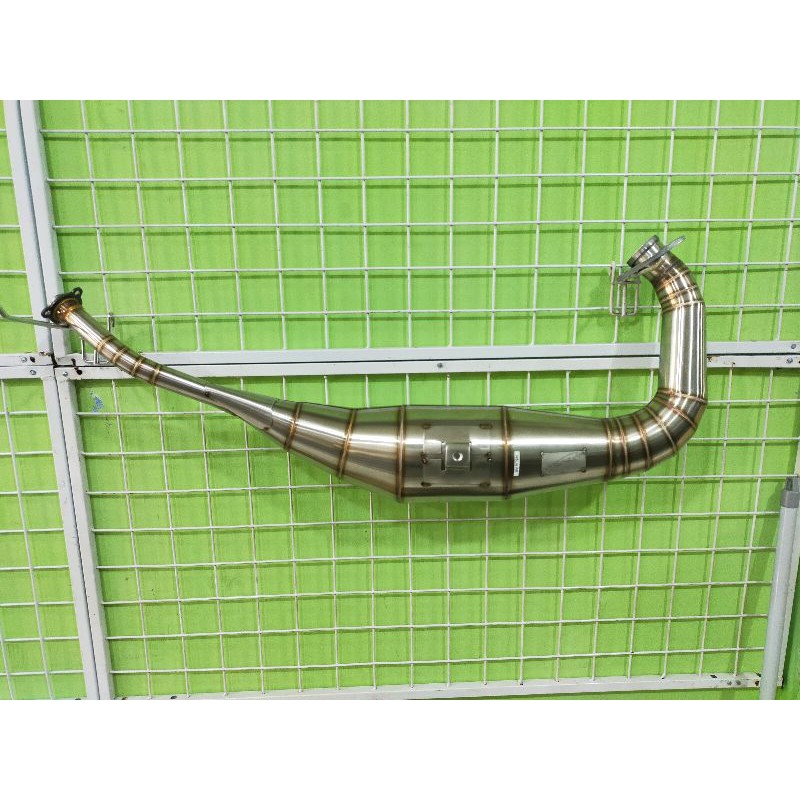 PERUTAN KNALPOT STAINLESS T-SPEED NINJA RR UK 39