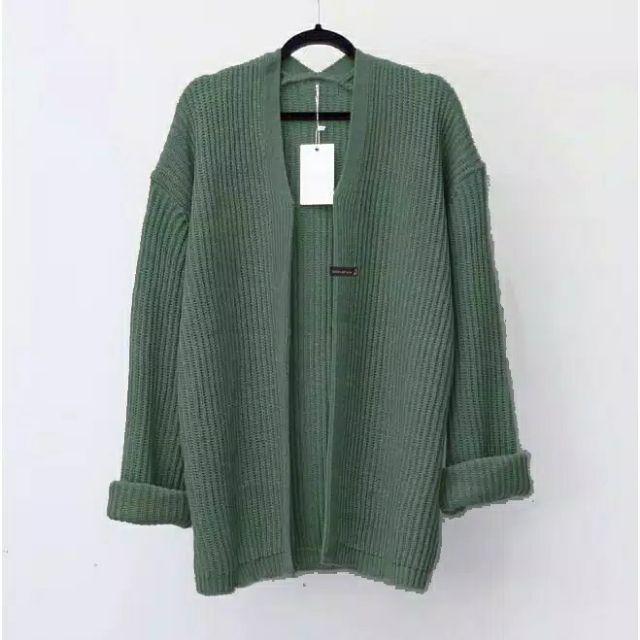 [BISA COD] CARDIGAN RAJUT BERSKA PREMIUM.-Army