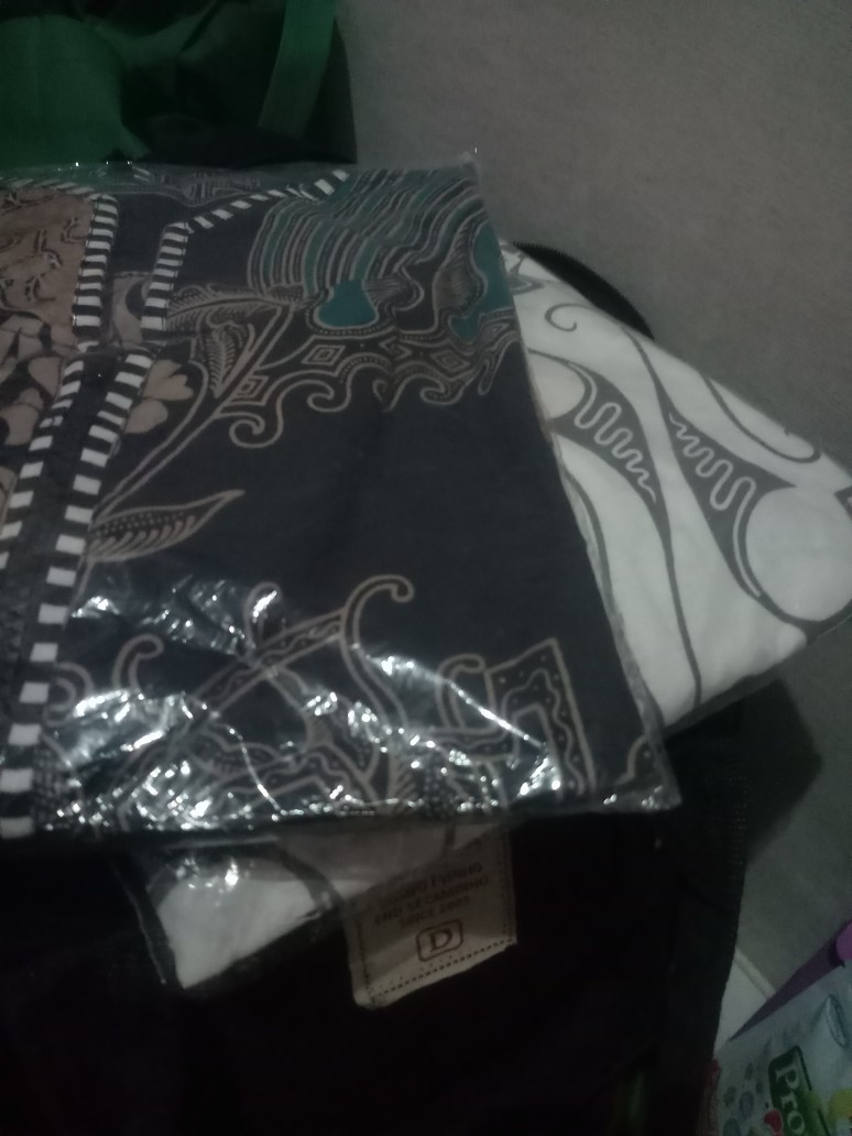 Tey-17 Batik Wanita Asj Sa Hrb026 Kenongo Kemeja Tosca Pendek