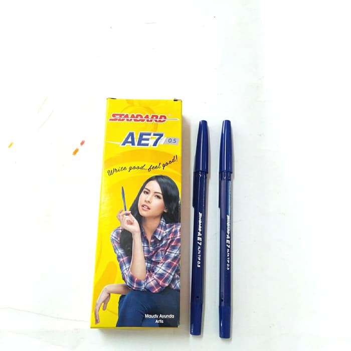 

Ballpoint Standard AE 7 Biru Per lsn