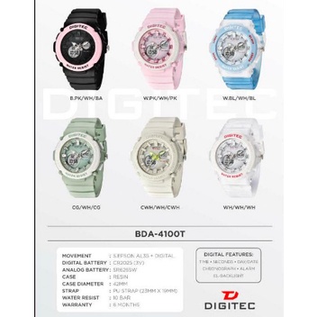 jam tangan cewek original DIGITEC 4100/4110