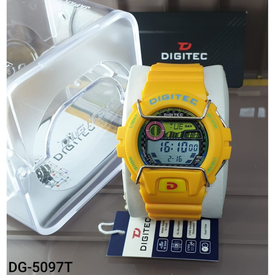 Jam tangan pria digitec 5097 digital kawat sport pria original