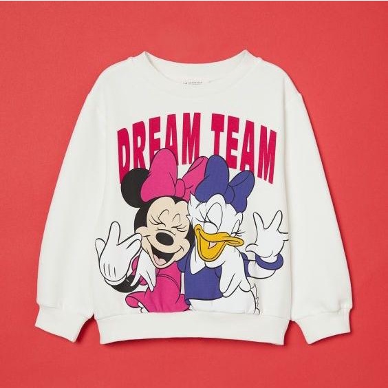 CREWNECK ANAK WANITA DREAM TEAM MINNIE AND DAISY - SWEATER ANAK LUCU PREMIUM