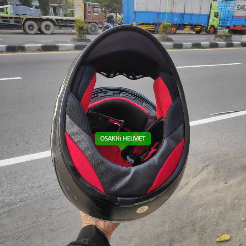 Busa leher NHK GP1k universal GP1000 FullFace Terminator 2v Cakil NHK rx9 osakhi helmet