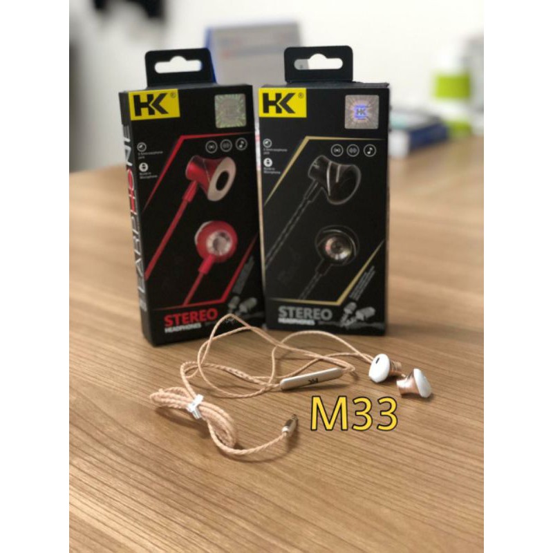 HEADSET HK M33 M 33 HEADSET MEGABASS HK HANDSFRE FOR ANDROID