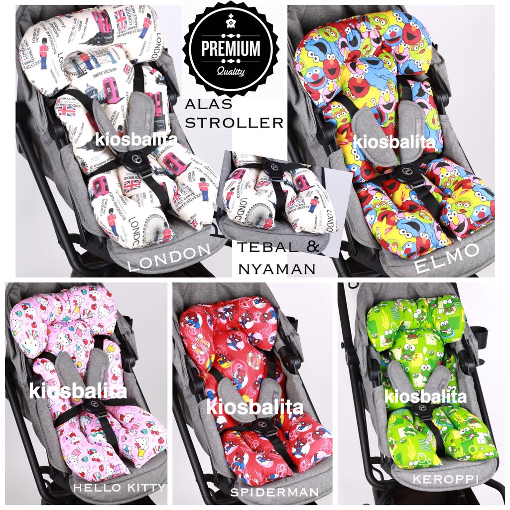 ALAS STROLLER PREMIUM BAYI BISA UNIVERSAL STROLER/ ALAS CAR SEAT BOUNCER ALAS KURSI MAKAN BAYI