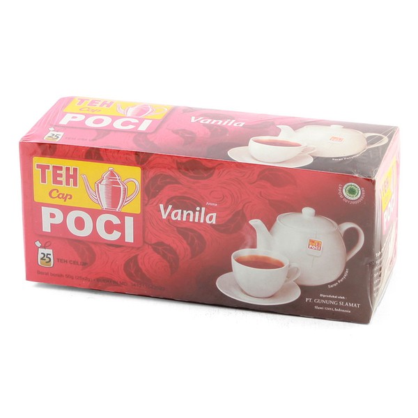 

POCI Cap Vanilla Tea 50gr - Teh Rasa Vanila Kantong 25 x 2 gr