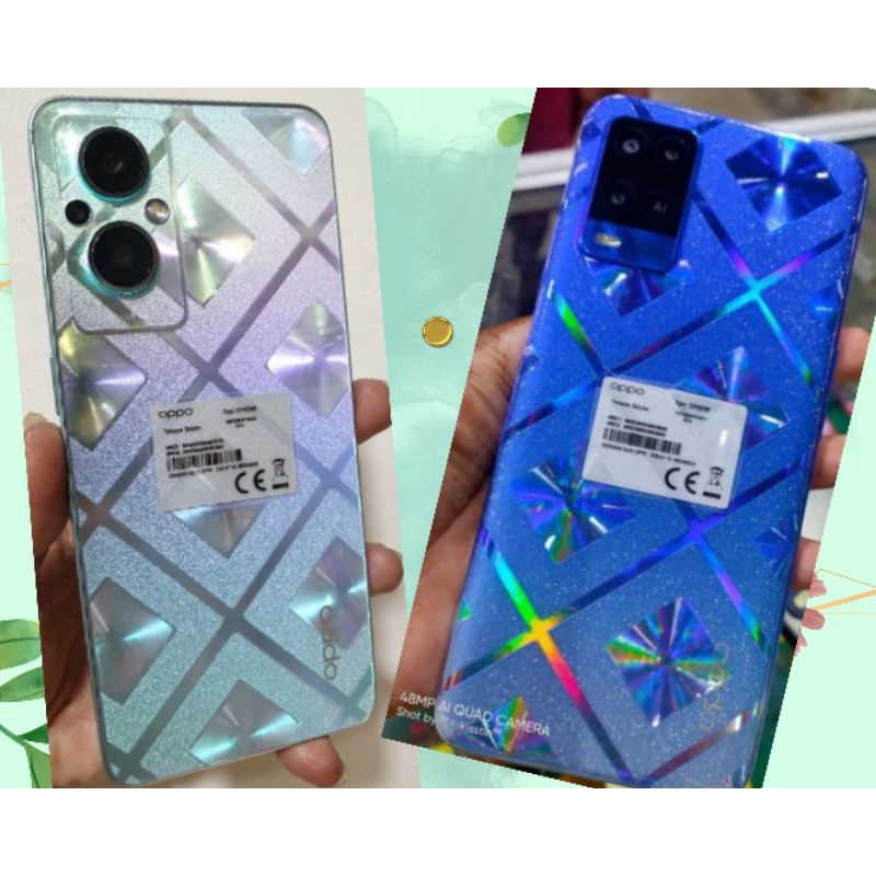 GROSIR GARSKIN HP ANTI JAMUR HP ANTI GORES BELAKANG HP TRANSPARAN MOTIF SEGI EMPAT