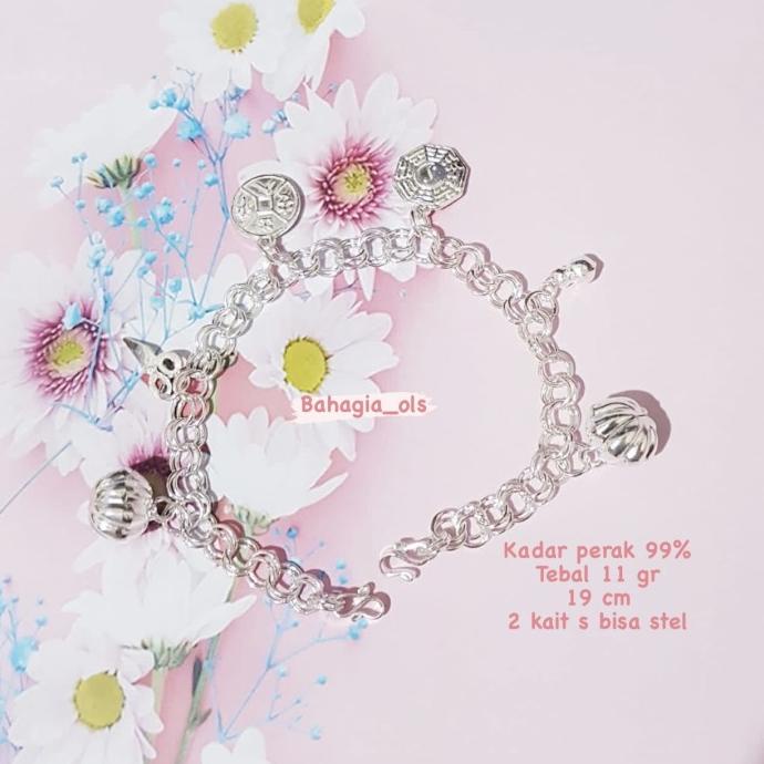 TREND GELANG KAKI BAYI PERAK PAKWA LONCENG LABU-TEBAL ORIGINAL