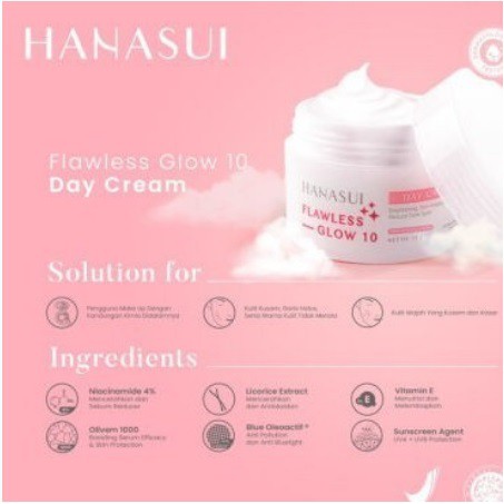 ✨SHASYA✨HANASUI Flawless Glow 10 Gentle Cleanser Power Essence Toner Serum Day Night Cream Spot Gel Lip Sleeping Cream Mud Peel Off Mask Masker Body Lotion Spa Exfoliating Gel Bar Soap