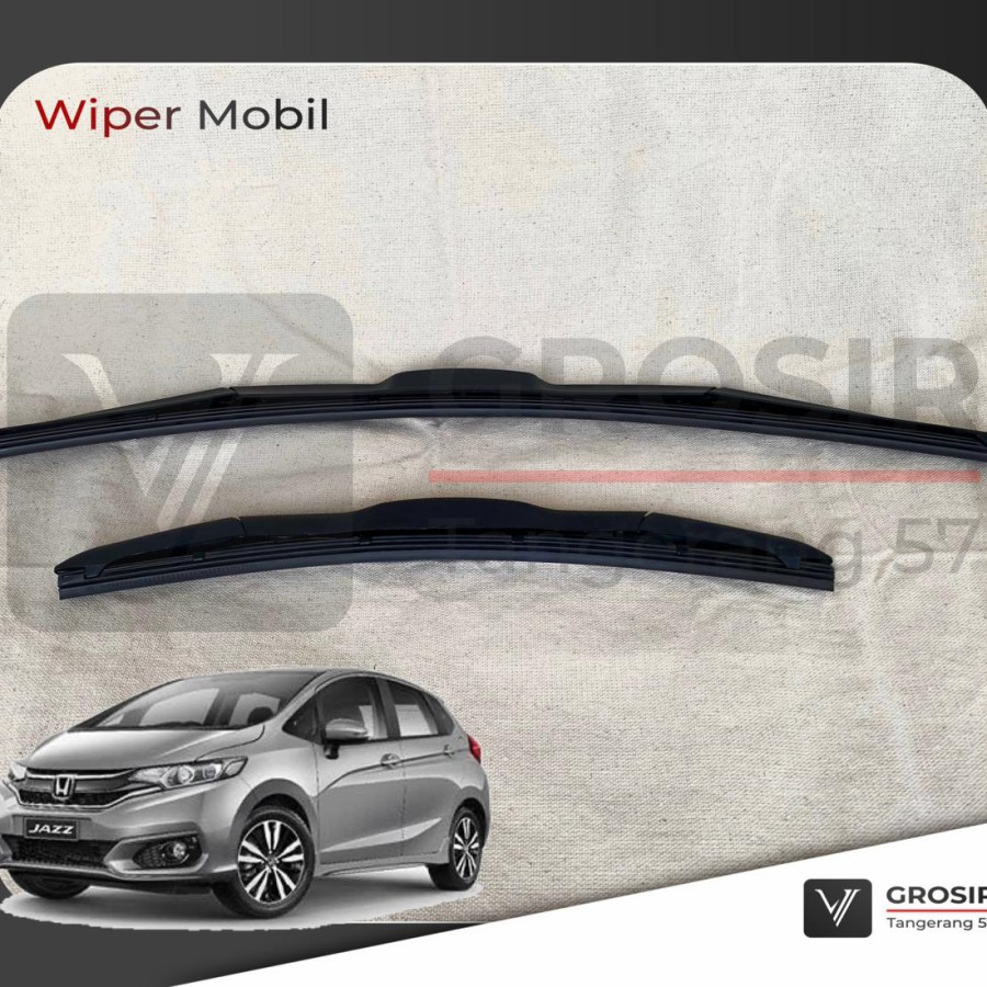PROMO WIPER JAZZ GK5 HYBRID BLADE / WIPER JAZZ GK5 HYBRID 2 PCS