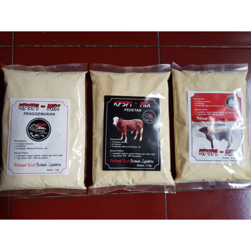 KPSPI MIX Premix Untuk Sapi Indukan, Penggemukan dan Pedet Premix Sapi Kambing Domba