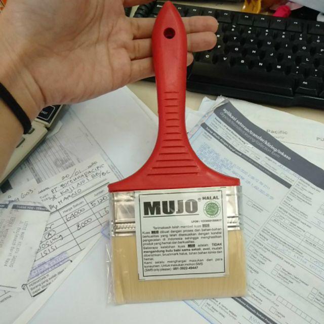 Kuas Halal 4 Inch Kuas Tanpa Bulu Babi Kuas Cat Serbaguna