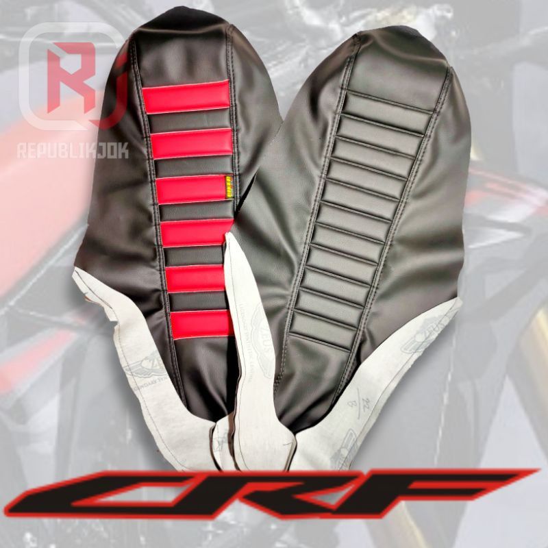 Kulit Jok Motor Honda CRF 150L Garis Timbul Premium Quality