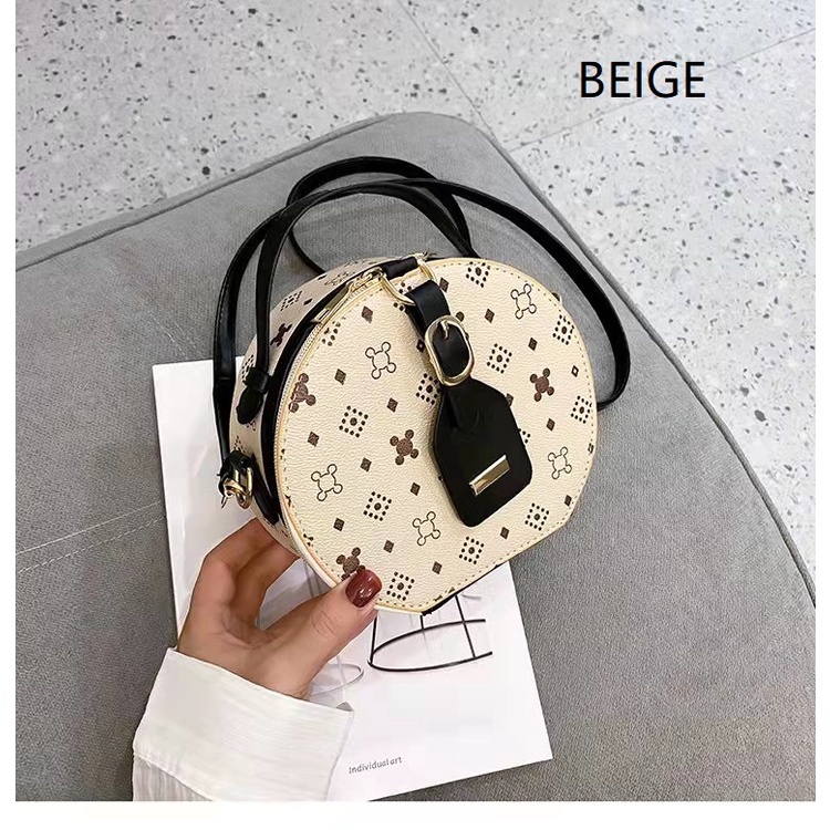 170930 Tas Selempang Bulat Wanita Import Slingbag Cewek Impor (1 KG MUAT 4)