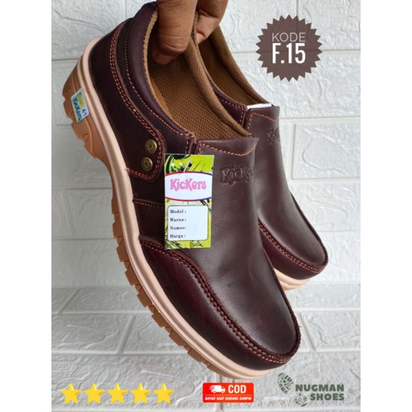 Sepatu Kulit Asli/Sepatu Pria/Sepatu keren/Sepatu Santai/Sepatu Trendy/Sepatu Kasual