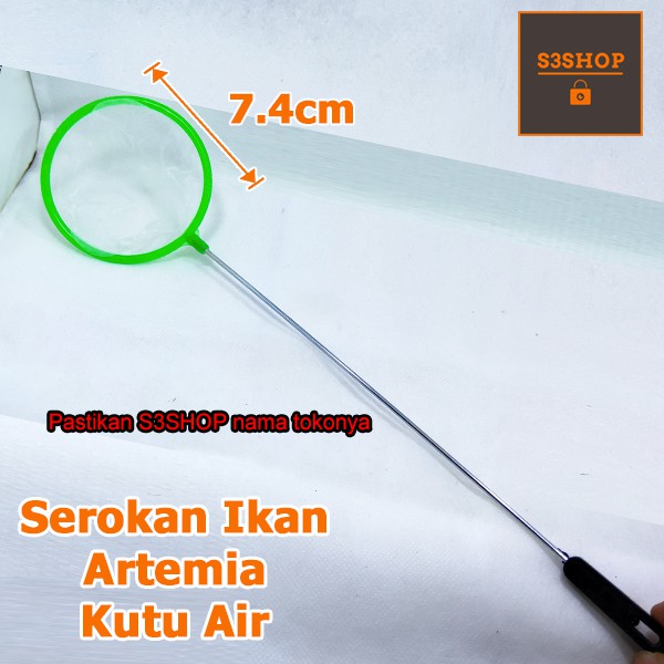 Serokan Stainless Kutu Air Artemia Diameter 7cm Import High Quality