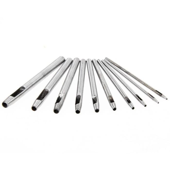

Steel Leather Puncher Hole Craft Kit Set Hollow Puncher Belt Drilling