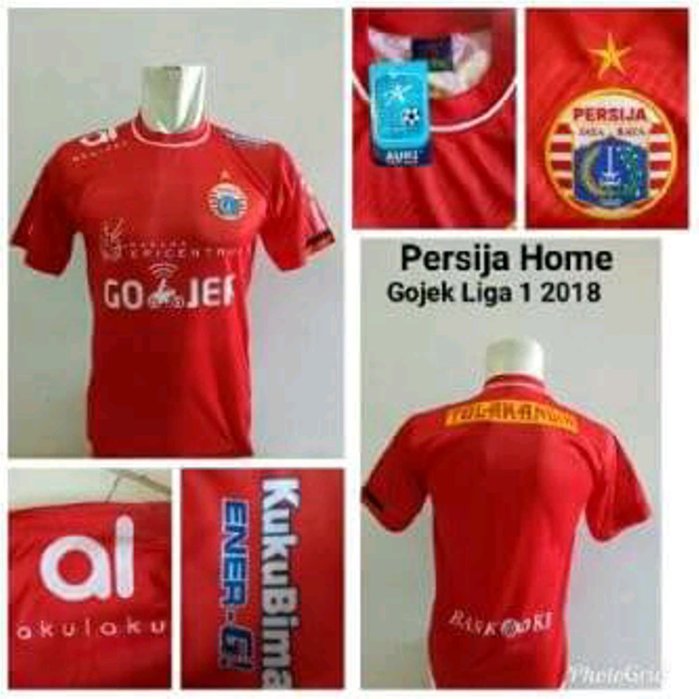 Dijual Jersey Persija Home Liga 1 2018 Diskon