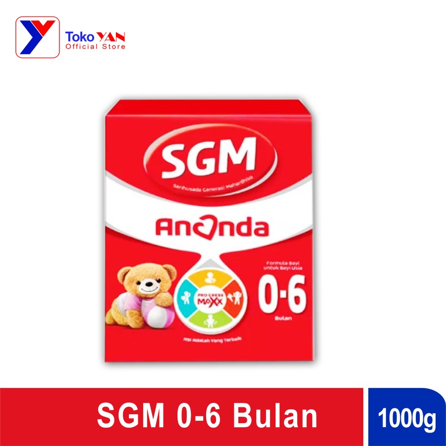 

SGM Ananda Pro Gress 0-6 bulan 1000gr