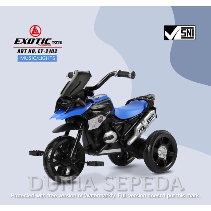 SEPEDA RODA 3 MOTOR RIDE ON TOYS EXOTIC ET-2102